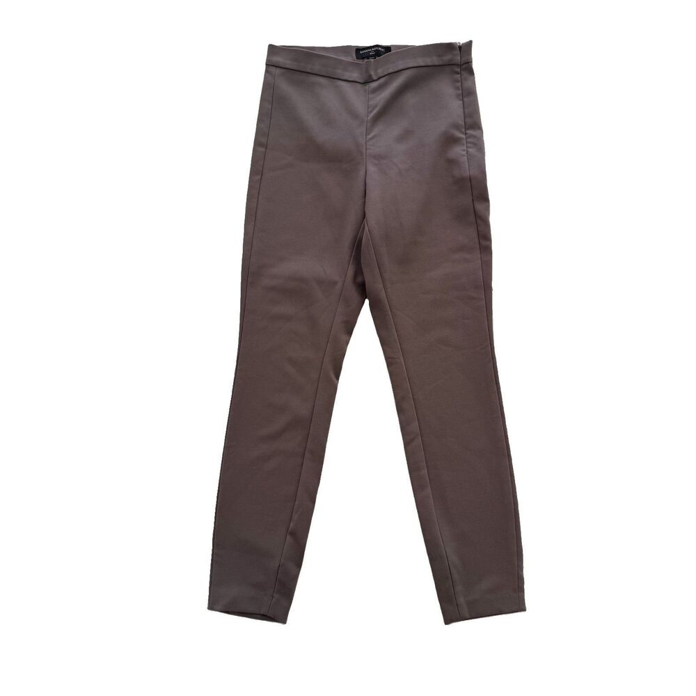 Banana Republic Factory Devon Mid-Rise Gray Dress Pant Trouser, 0 Petite